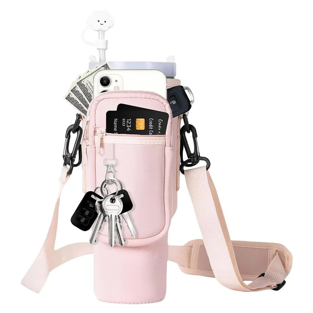 40oz Neoprene Water Bottle Carrier Bag For Quencher Cup Sleeve