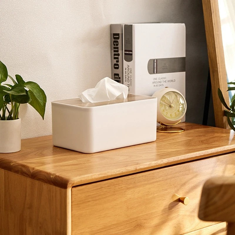 Tissue Box Napkin Holder Case Paper Box Container