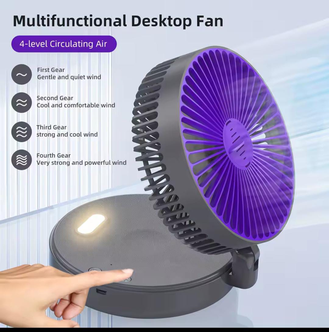 Foldable Rechargeable Fan Wall Mounted Fan Ceiling