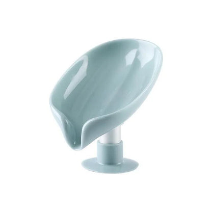 Leaf Shape Soap Holder Drain Soap Box Holder Bathroom