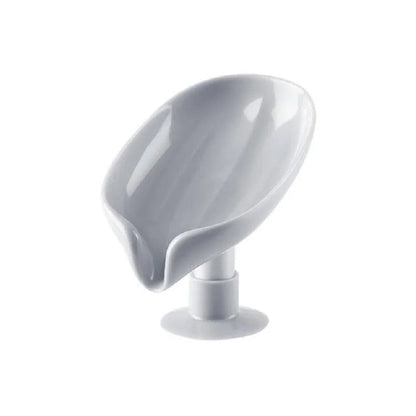 Leaf Shape Soap Holder Drain Soap Box Holder Bathroom