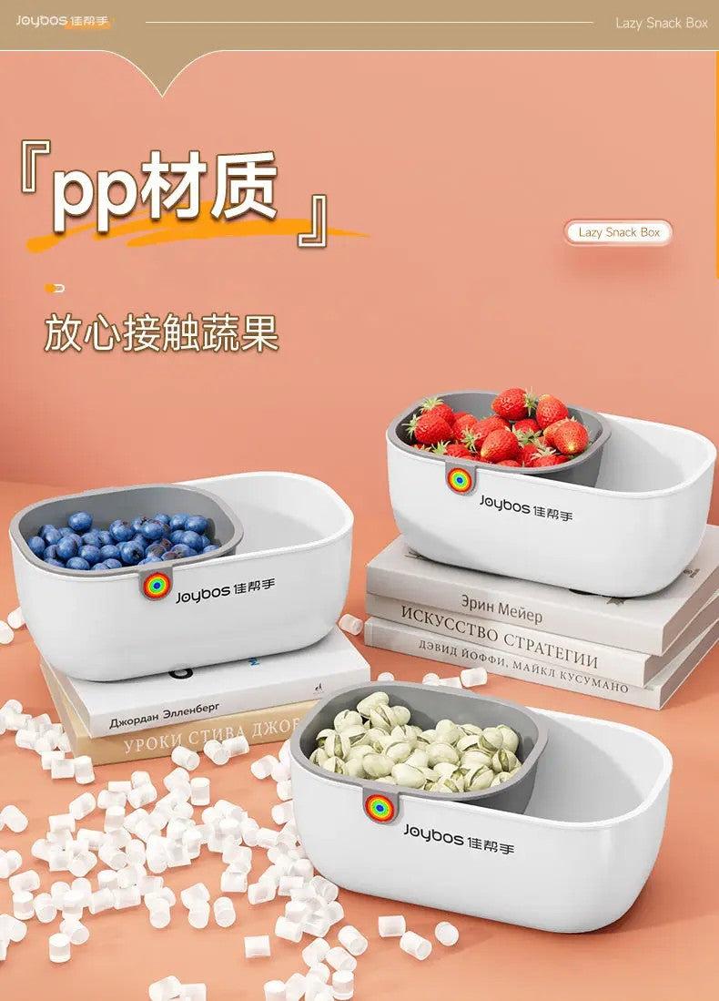 Multifunction Snack Organizer Bowl – Perfect for Nuts & Seeds