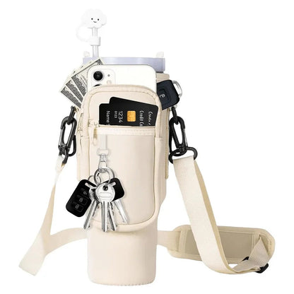 40oz Neoprene Water Bottle Carrier Bag For Quencher Cup Sleeve