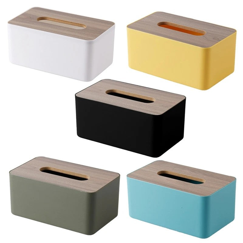 Tissue Box Napkin Holder Case Paper Box Container