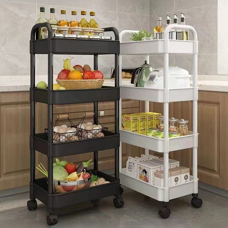 5 layer Household Rolling Small Cart Storage Rack