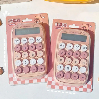 Capyabara Electronic Calculator 12-digit Mini Keyboard Calculator