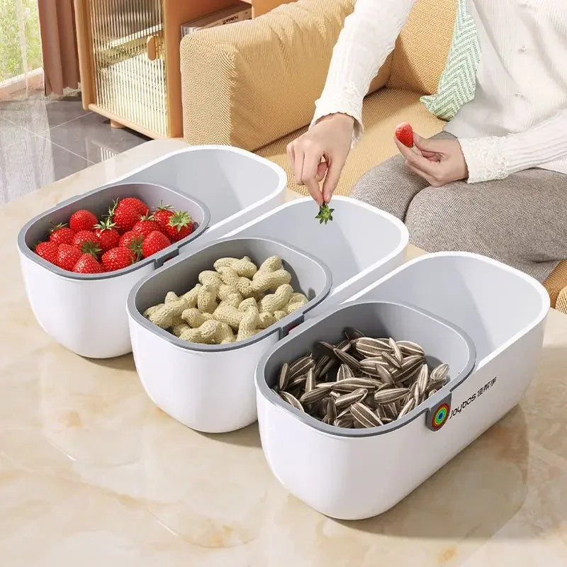 Multifunction Snack Organizer Bowl – Perfect for Nuts & Seeds