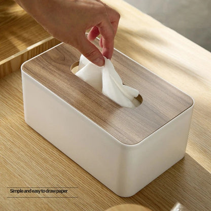 Tissue Box Napkin Holder Case Paper Box Container