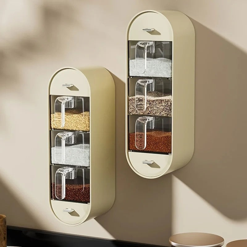 AJF Spice jar wall mounted