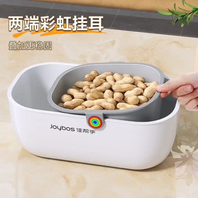 Multifunction Snack Organizer Bowl – Perfect for Nuts & Seeds
