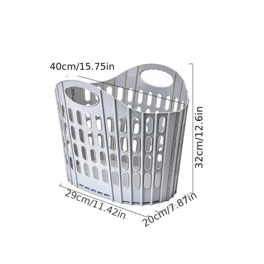 Modern Foldable Laundry Hamper High-capacity Portable Dirty Clothes Organizer Durable Laundry Basket