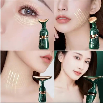 3 In 1 Facial Lifting Device Neck Facial Eye Massage Face Slimmer EMS Beauty Skin