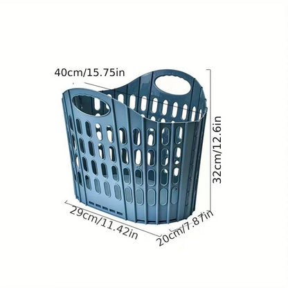 Modern Foldable Laundry Hamper High-capacity Portable Dirty Clothes Organizer Durable Laundry Basket