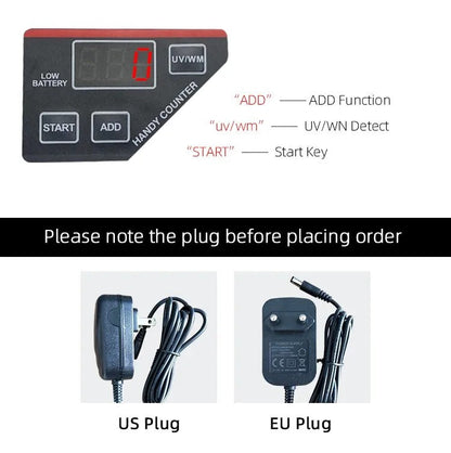 V30 with UV Light Portable  Mini Handy Bill Cash Note Counting Machine